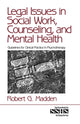 Book cover of: Legal Issues in Social Work, Counseling, and Mental Health