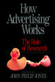 Book cover of: How Advertising Works. By: John Philip Jones