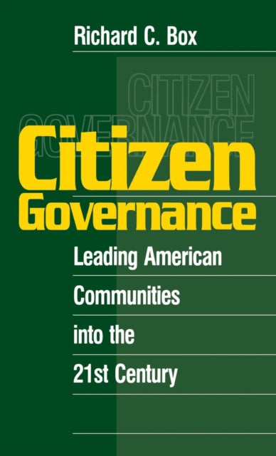Book cover of: Citizen Governance