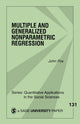 Book cover of: Multiple and Generalized Nonparametric Regression. By: John Fox Jr.