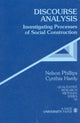 Book cover of: Discourse Analysis