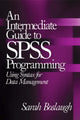 Book cover of: Intermediate Guide to SPSS Programming. By: Sarah Boslaugh