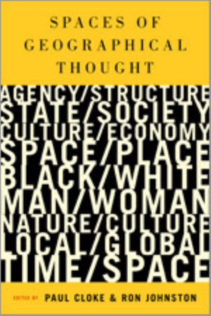 Book cover of: Spaces of Geographical Thought