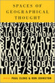 Book cover of: Spaces of Geographical Thought