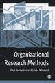 Book cover of: Organizational Research Methods. By: Paul M Brewerton