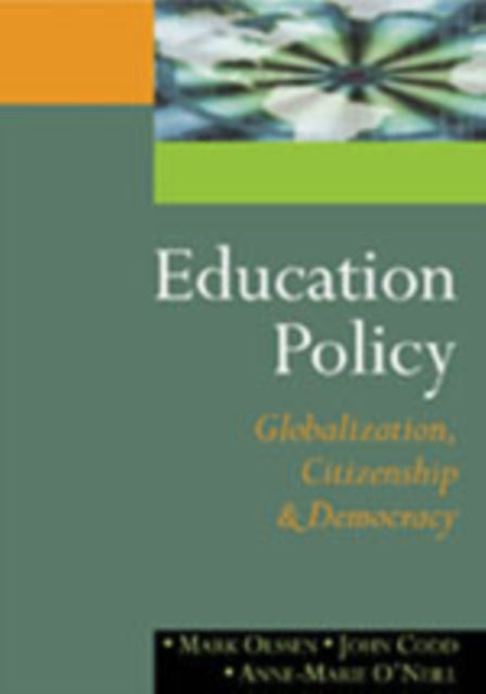 Book cover of: Education Policy. By: Mark Olssen