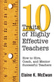 Book cover of: Ten Traits of Highly Effective Teachers. By: Elaine K. McEwan
