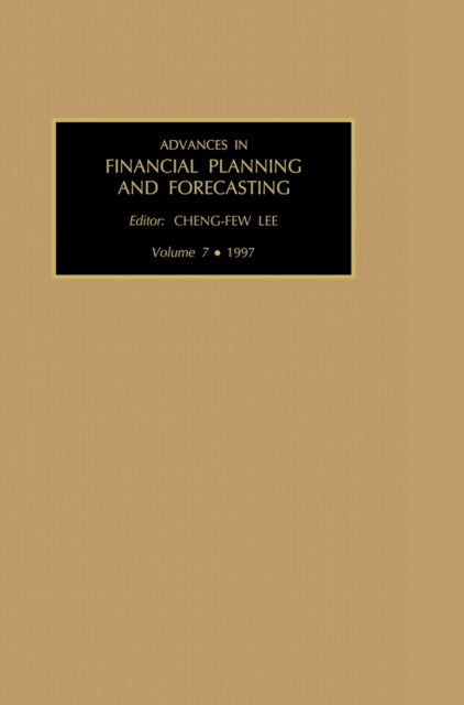 Book cover of: Advances in Financial Planning and Forecasting. By: Cheng-Few Lee