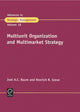 Book cover of: Multiunit Organization and Multimarket Strategy