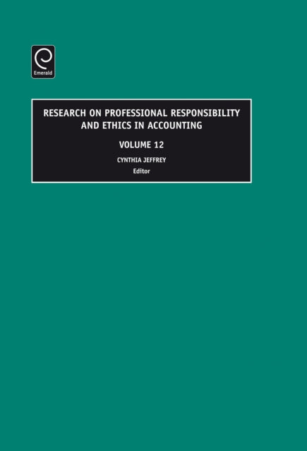 Book cover of: Research on Professional Responsibility and Ethics in Accounting. By: Cynthia Jeffrey