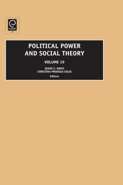 Book cover of: Political Power and Social Theory. By: Diane E. Davis