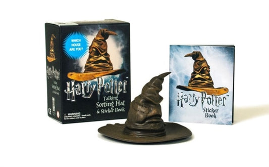 Harry Potter Talking Sorting Hat and Sticker Book, Which House Are You? 9780762461769 Running Press