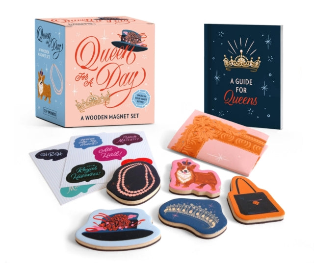 Queen for a Day, A Wooden Magnet Set 9780762470884 Rebecca Stoeker