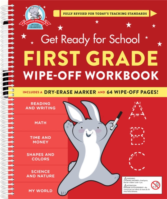 Book cover of: Get Ready for School: First Grade Wipe-Off Workbook. By: Heather Stella