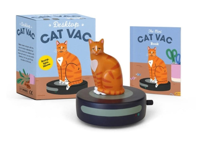 Book cover of: Desktop Cat Vac. By: Brenna Dinon