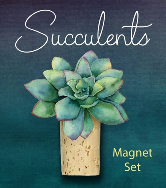Book cover of: Succulents Magnet Set. By: Jessie Oleson Moore
