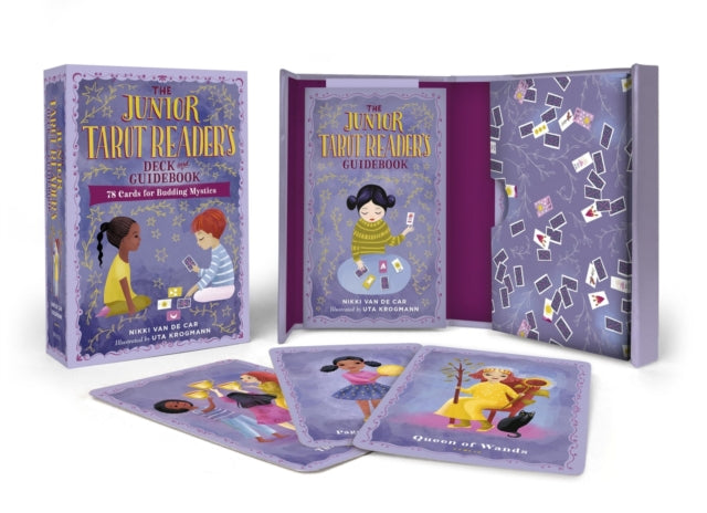 Book cover of: Junior Tarot Reader's Deck and Guidebook. By: Nikki Van De Car