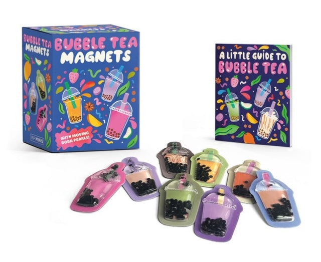 Book cover of: Bubble Tea Magnets. By: Melissa Maxwell