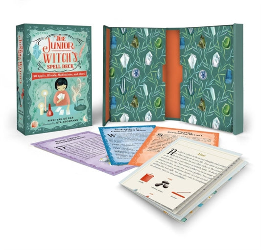 Book cover of: Junior Witch's Spell Deck. By: Nikki Van De Car