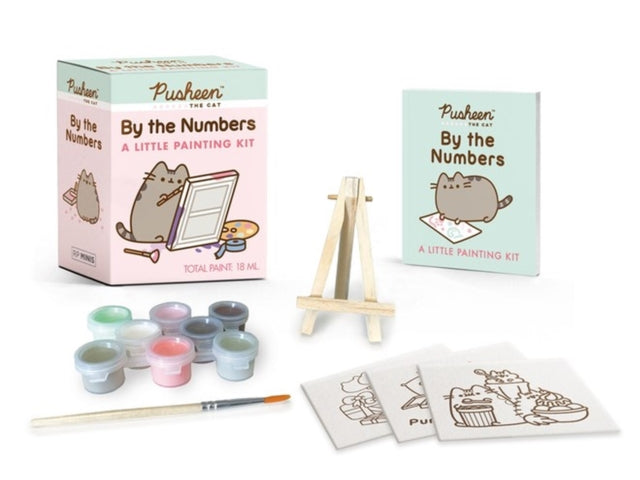 Pusheen by the Numbers, A Little Painting Kit 9780762485017 Claire Belton