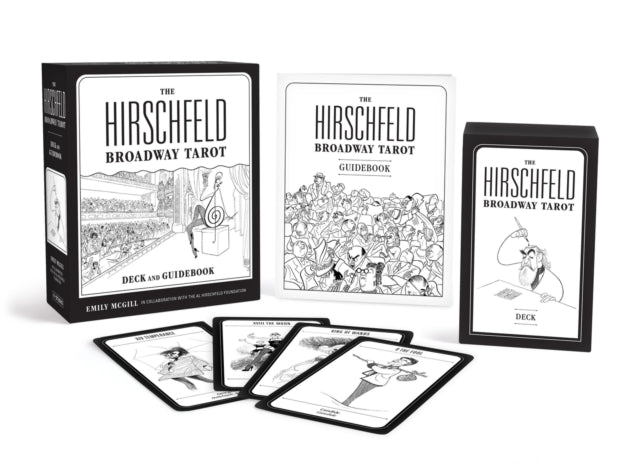Book cover of: Hirschfeld Broadway Tarot. By: Emily McGill