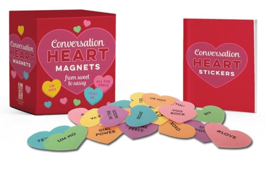 Book cover of: Conversation Heart Magnets. By: Running Press Staff