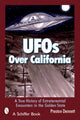 Book cover of: UFOs Over California. By: Preston E. Dennett
