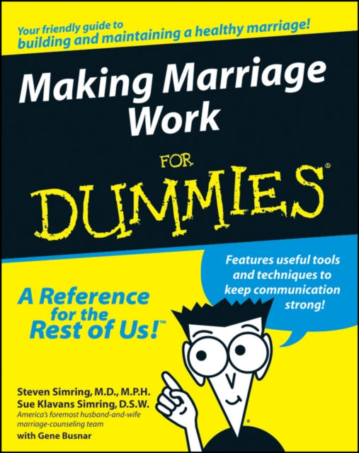 Book cover of: Making Marriage Work For Dummies