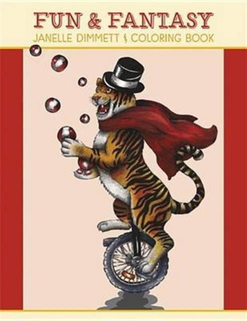 Book cover of: Janelle Dimmett Fun & Fantasy Coloring Book