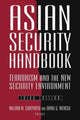 Book cover of: Asian Security Handbook. By: James R. (FWD) Lilley