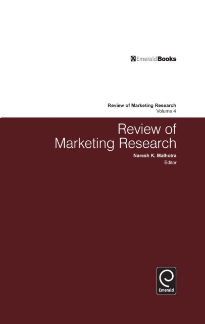 Book cover of: Review of Marketing Research. By: Naresh K. Malhotra