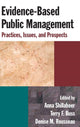 Book cover of: Evidence-Based Public Management. By: Anna Shillabeer