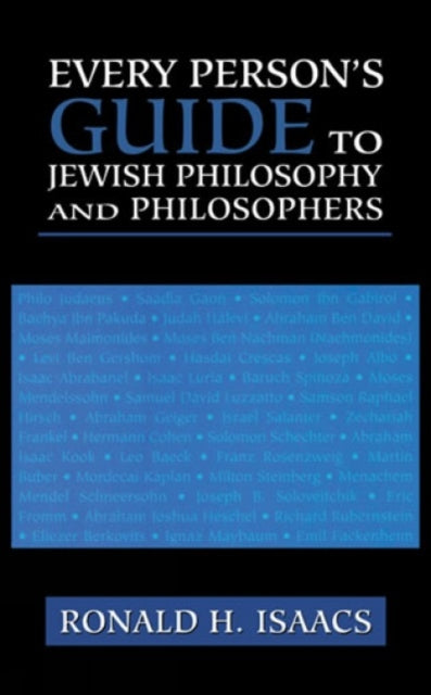 Book cover of: Every Person's Guide to Jewish Philosophy and Philosophers