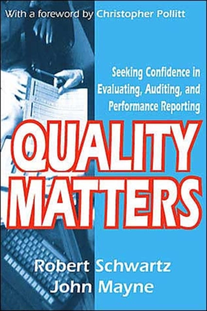 Book cover of: Quality Matters. By: John Mayne