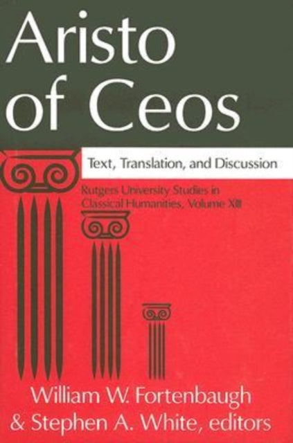 Book cover of: Aristo of Ceos. By: Stephen White