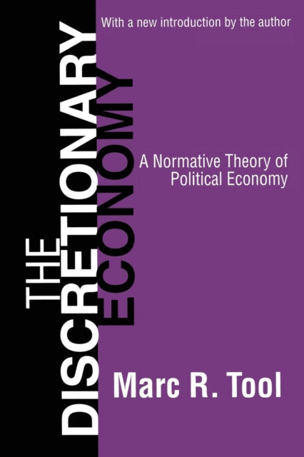 Book cover of: Discretionary Economy. By: Marc Tool