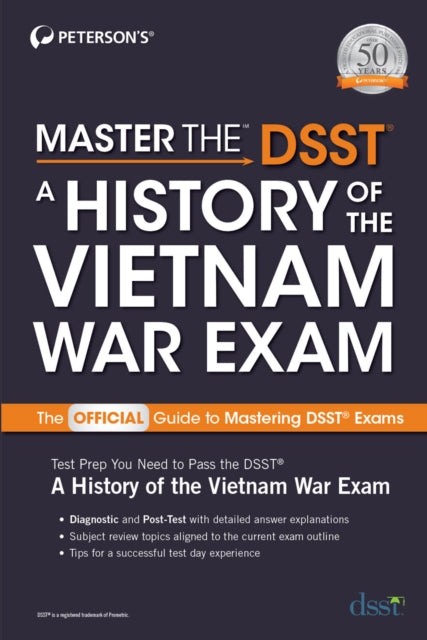 Book cover of: Master the DSST A History of the Vietnam War Exam. By: Peterson's