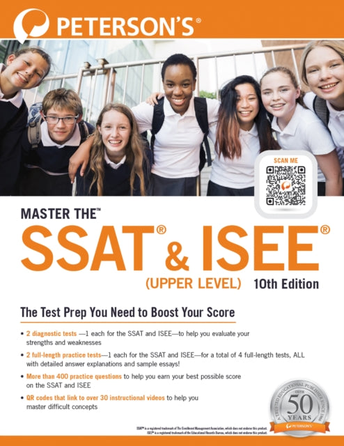Book cover of: Master the™ SSAT® & ISEE®. By: Peterson's