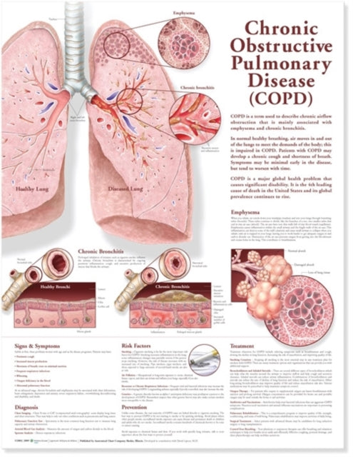Book cover of: Chronic Obstructive Pulmonary Disease Anatomical Chart
