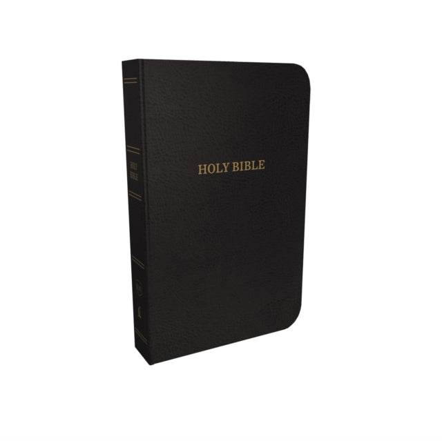 Book cover of: KJV Holy Bible: Thinline with Cross References, Black Bonded Leather, Red Letter, Comfort Print (Thumb Indexed): King James Version. By: Thomas Nelson