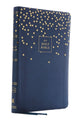 Book cover of: KJV Holy Bible: Thinline Youth Edition, Blue Leathersoft, Red Letter, Comfort Print: King James Version. By: Thomas Nelson