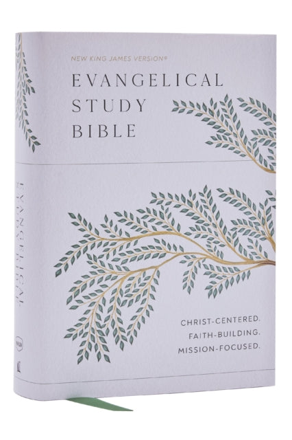 Book cover of: Evangelical Study Bible: Christ-centered. Faith-building. Mission-focused. (NKJV, Hardcover, Red Letter, Large Comfort Print). By: Zondervan Publishing Company