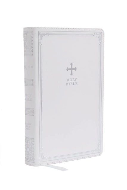 Book cover of: NRSV Catholic Edition Gift Bible, White Leathersoft (Comfort Print, Holy Bible, Complete Catholic Bible, NRSV CE)