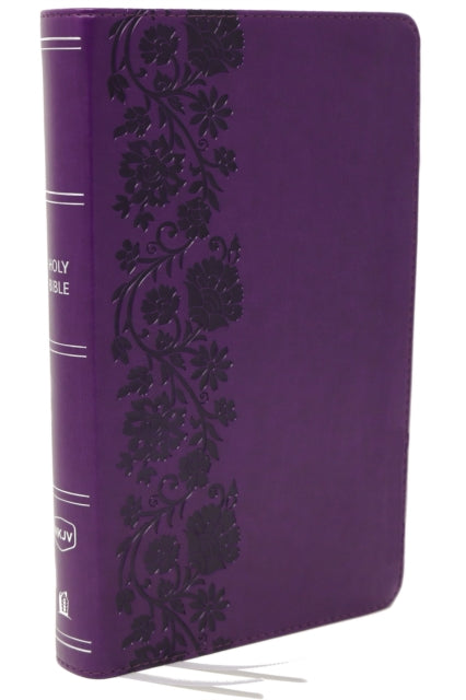 Book cover of: NKJV, End-of-Verse Reference Bible, Personal Size Large Print, Leathersoft, Purple, Red Letter, Comfort Print. By: Thomas Thomas Nelson