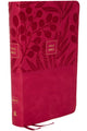 Book cover of: NKJV, End-of-Verse Reference Bible, Personal Size Large Print, Leathersoft, Pink, Thumb Indexed, Red Letter, Comfort Print. By: Thomas Thomas Nelson