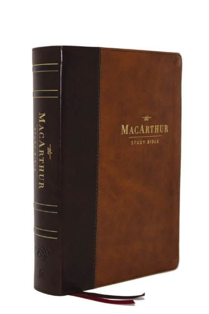 Book cover of: ESV, MacArthur Study Bible, 2nd Edition, Leathersoft, Brown, Thumb Indexed. By: John MacArthur