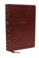 Book cover of: NKJV Holy Bible, Super Giant Print Reference Bible, Brown Leathersoft, 43,000 Cross references, Red Letter, Comfort Print: New King James Version. By: Thomas Thomas Nelson