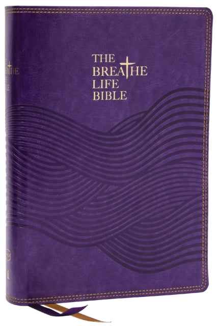 Book cover of: Breathe Life Holy Bible: Faith in Action (NKJV, Purple Leathersoft, Thumb Indexed, Red Letter, Comfort Print). By: Michele Clark Jenkins