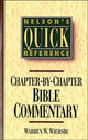 Book cover of: Nelson's Quick Reference Chapter-by-Chapter Bible Commentary