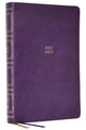 Book cover of: KJV Holy Bible: Paragraph-style Large Print Thinline with 43,000 Cross References, Purple Leathersoft, Red Letter, Comfort Print: King James Version. By: Zondervan Publishing Company